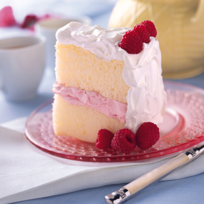 Cake - Raspberry Cream Angel Cake